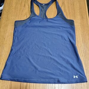 Under Armour Women's Blue Tank Top Loose Fit -Used Excellent Condition